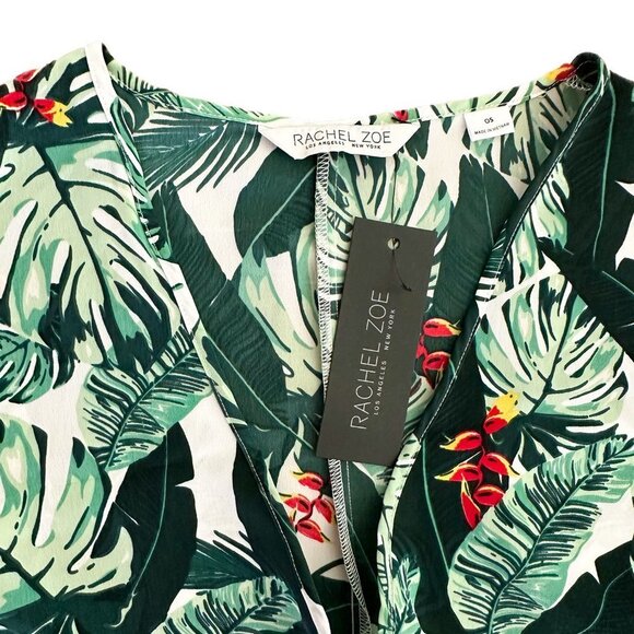 NWT RACHEL ZOE Palm Print Kimono Duster - OS - Picture 2 of 5